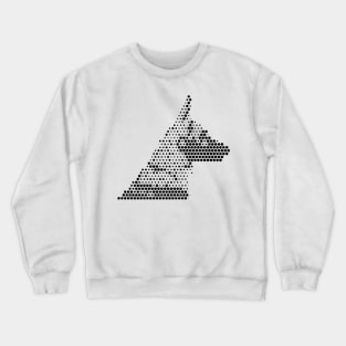 "LOKA" German Shepherd Print Crewneck Sweatshirt